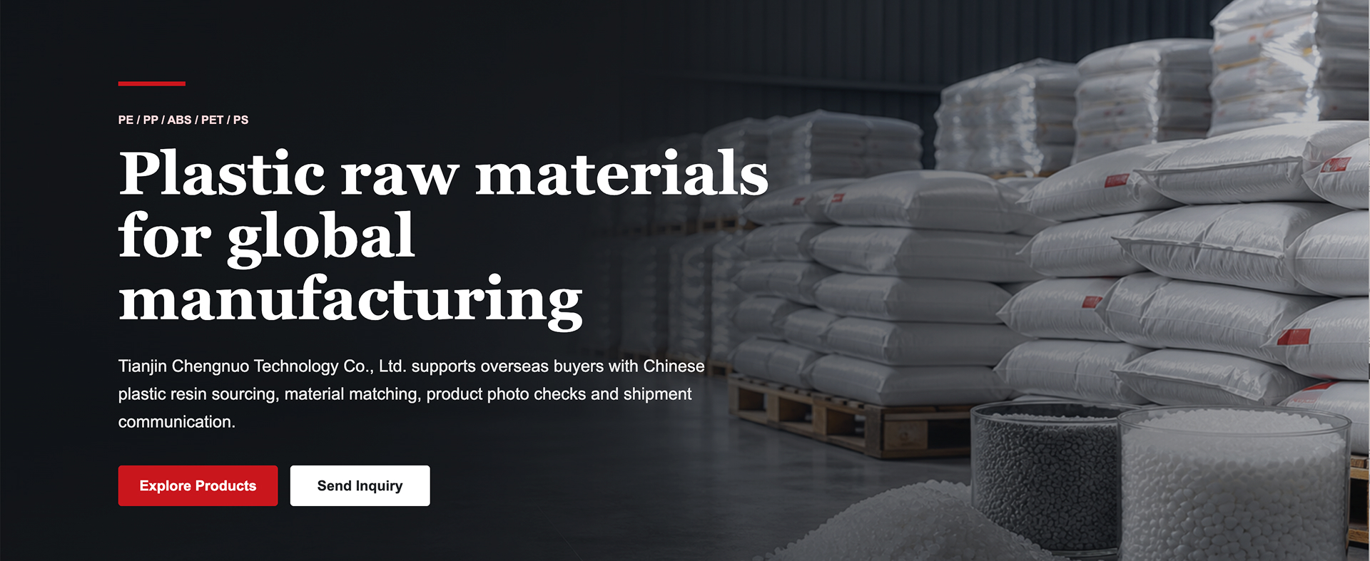 Tianjin Chengnuo Technology Co., Ltd. menyokong pembeli luar negara dalam urusan perolehan resin plastik China, pemadanan bahan, semakan gambar produk serta komunikasi berkaitan penghantaran.